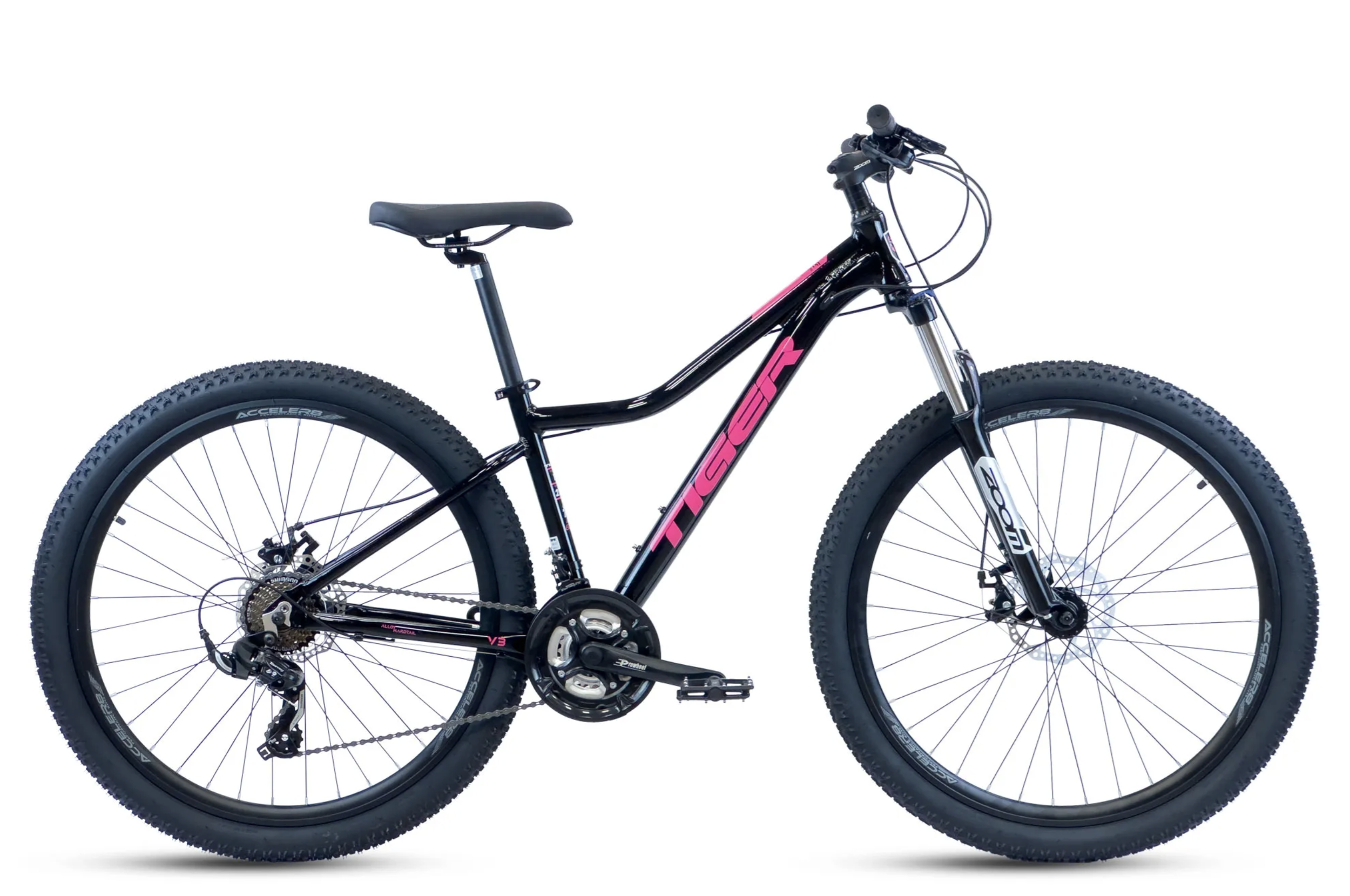 TIGER ACE V3 27.5 BLACK AND PINK - 15 — The Cycle Emporium